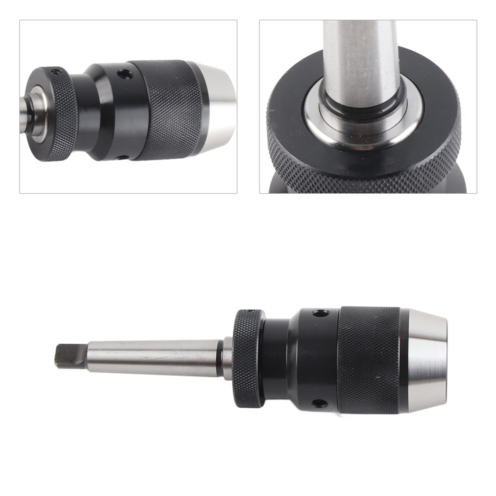 1–16 Mm Kapazität, 45 Stahl, Selbstspannendes, Schlüsselloses Drehbankbohrfutter Mit Mt2-jt3-kegelaufnahme