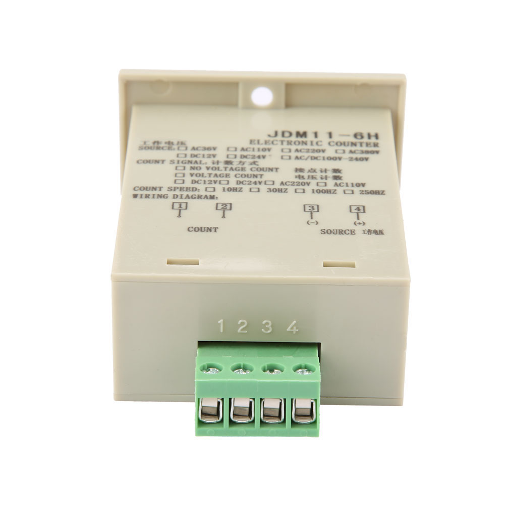 Jdm11-6h Elektronischer Zähler Mit 6-stelliger Anzeige, 12 V Dc