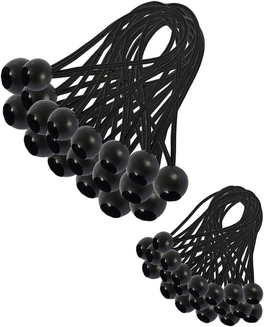 30 Elastische Spanner Für Planen, Zelte, Pavillons Und Gurtverlängerungen, Größen 200 Mm Und 150 Mm