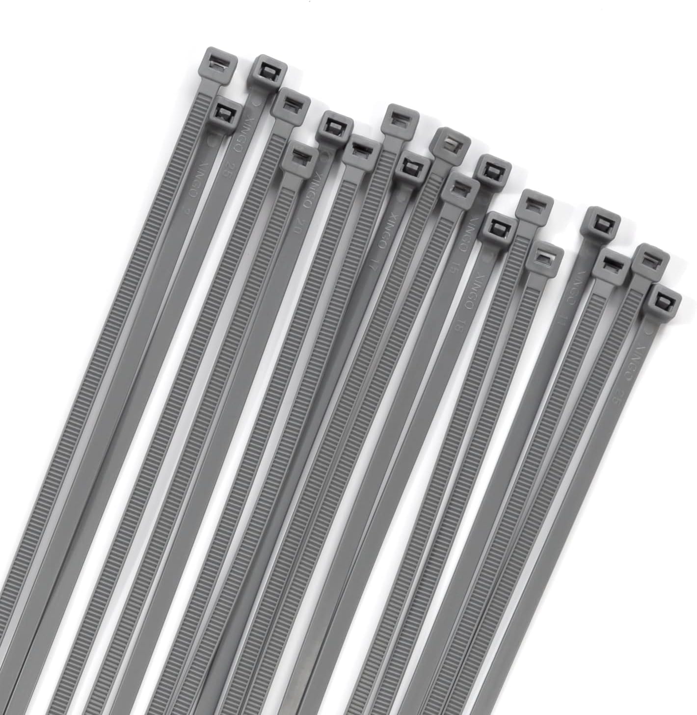 Packung Mit 100 Schwarzen Nylon-kabelbindern, Hohe Zugfestigkeit 22,7 Kg, 30,5 Cm Länge, Für Den Innen- Und Außenbereich Geeignet