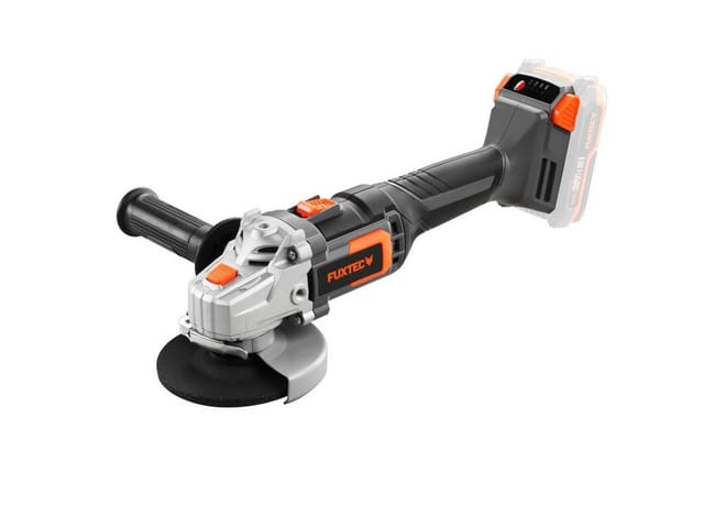FUXTEC Akku Winkelschleifer 20V E1WS20 – Kabellos, mit Schutzschild & Seitengriff - Scheibendurchmesser: 115mm, max. Drehzahl 7500 U/min (ohne Akku &