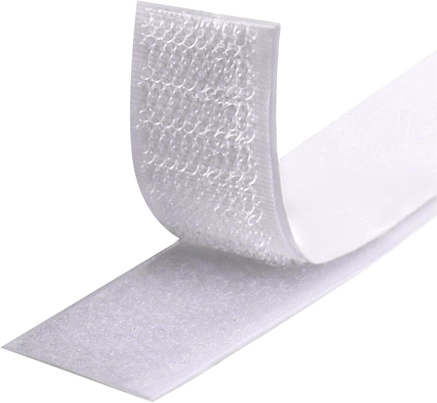 Doppelseitiges Klettband 20 Mm X 8 M, Für Rahmen Und Diverse Montagearbeiten, Weiß