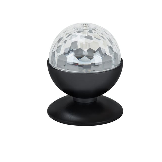 Briloner - Disco Licht leuchten disco light, 3 w, IP20, schwarz, Kunststoff, ø 12,5 cm