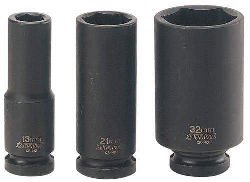 Teng Tools Schlagschraubendüse 80 mm Schwarz Resistenz
