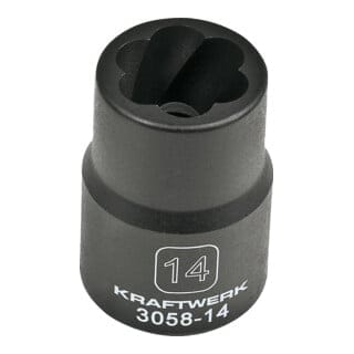 Ausdreh-Stecknuss 1/2' 14 mm