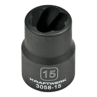 Ausdreh-Stecknuss 1/2' 15 mm