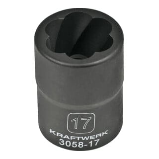 Ausdreh-Stecknuss 1/2' 17 mm