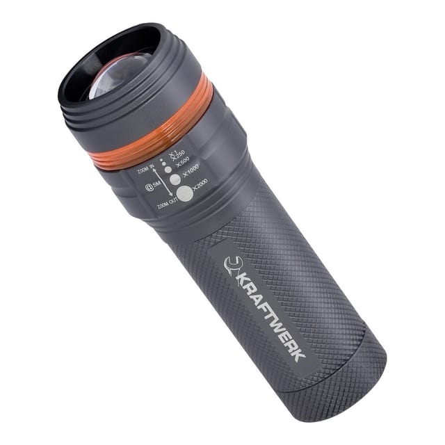 Kw Alu-LED-Taschenlampe mit Zoom