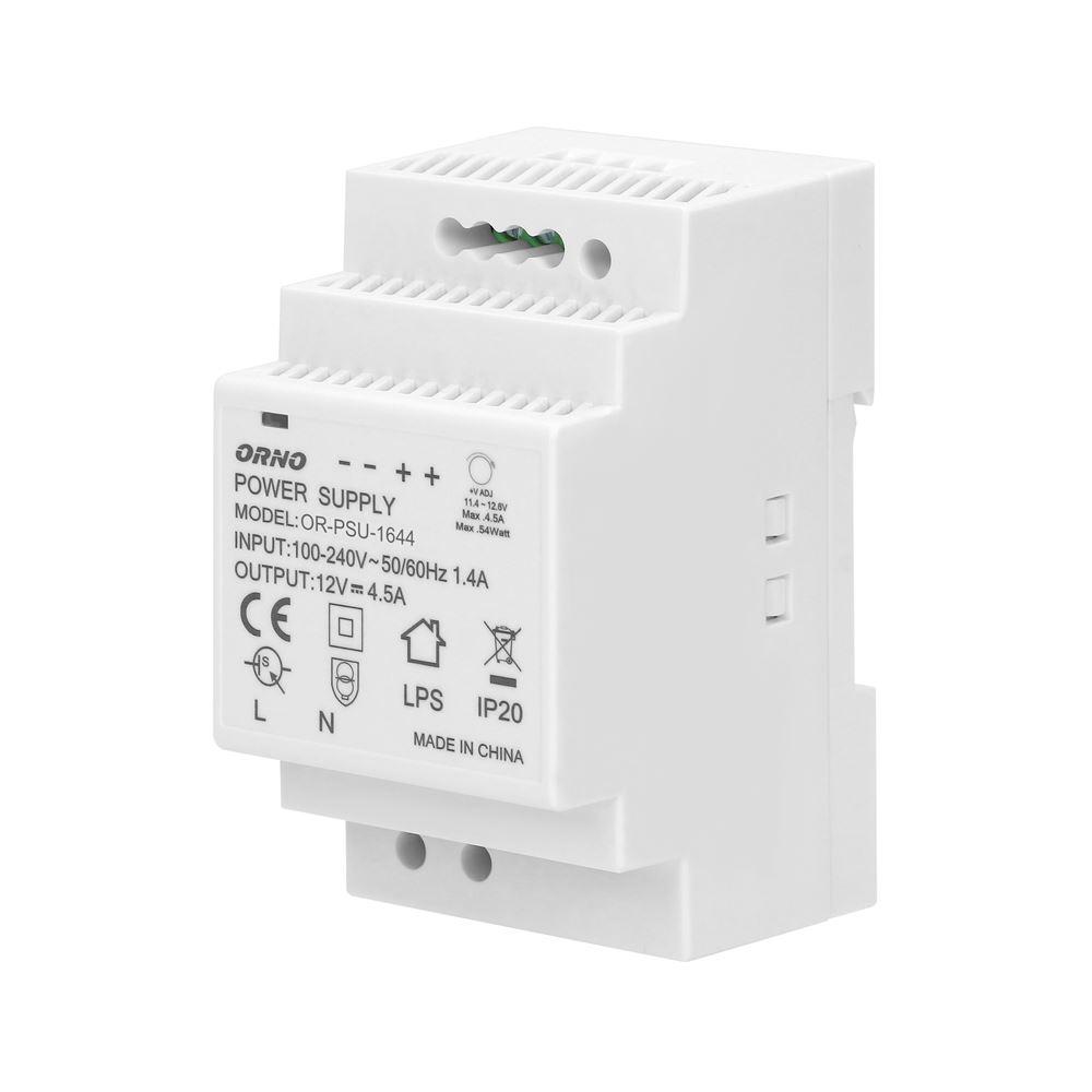 Hutschienen-netzteil 12vdc 4,5a 54w Or-psu-1644