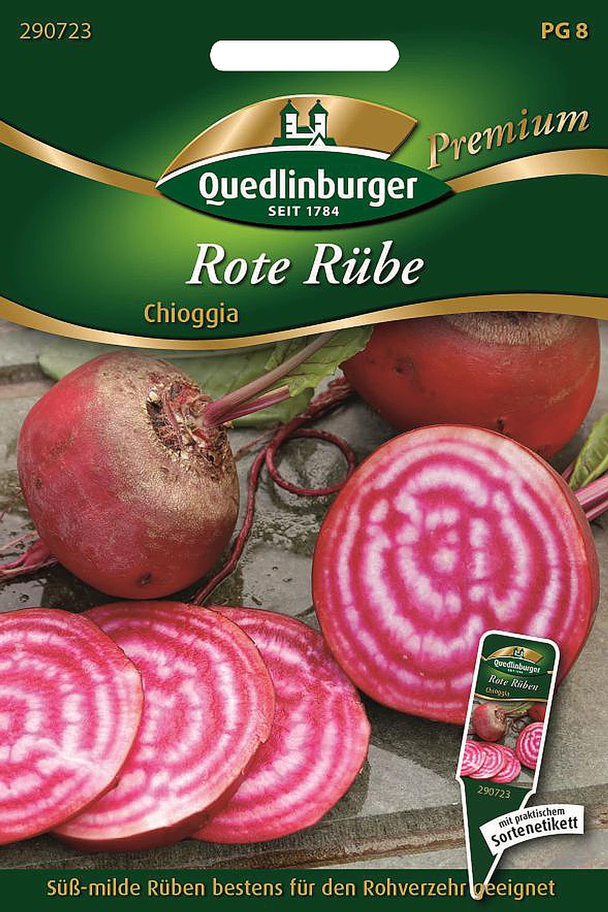 Quedlinburger Rote Rübe Chioggia - Premium Gemüsesamen