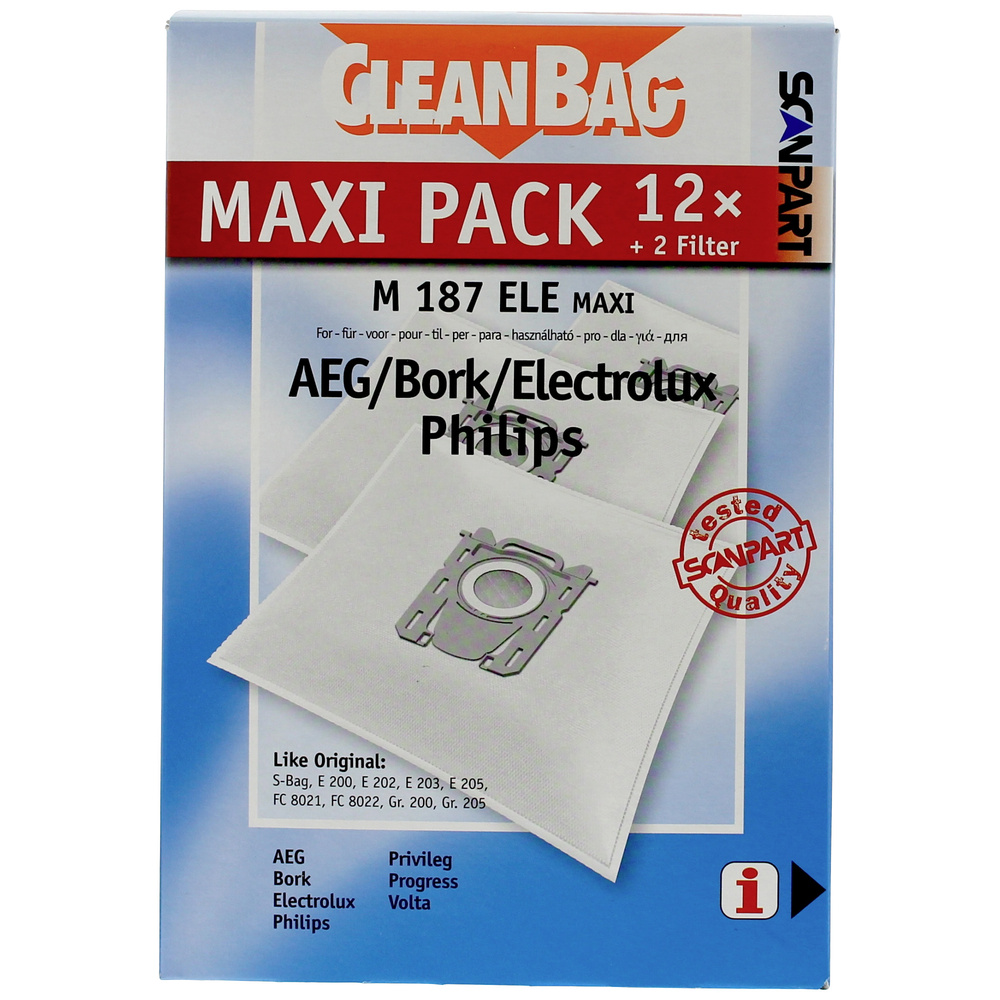 Scanpart Microfleece+ Stofzak Phi/ele Universeel Maxi