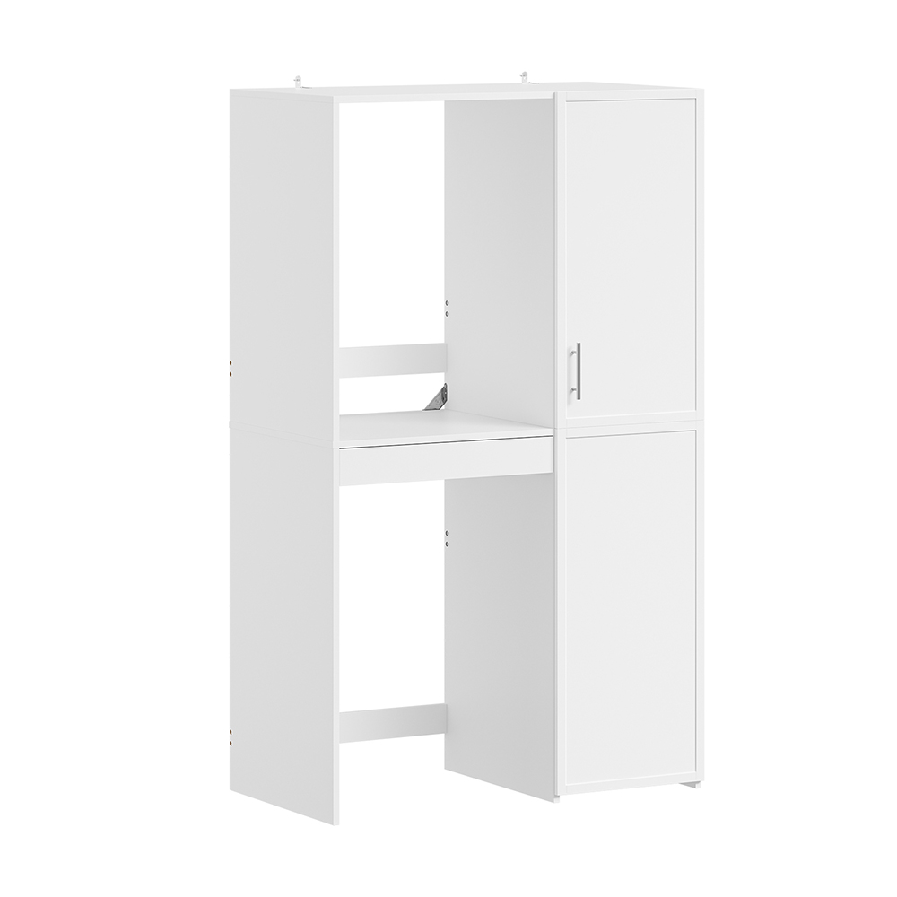 Sobuy Waschmaschinenschrank Mit Türen Und Schublade Waschmaschinenschrank Für Waschmaschine Und Trockner Waschmaschinenschrank Mit Stauraum 110×66×186 Cm Tragkraft 120 Kg Bzr231-w
