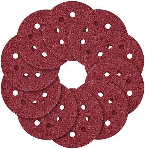 Schleifscheiben, 125 Mm (5 ") 8 Löcher Klettverschluss, 40 60 80 100 120 150 180 240 320 400 600 800 Schleifpapier, Mischkorn （packung Mit 120）…,soekavia