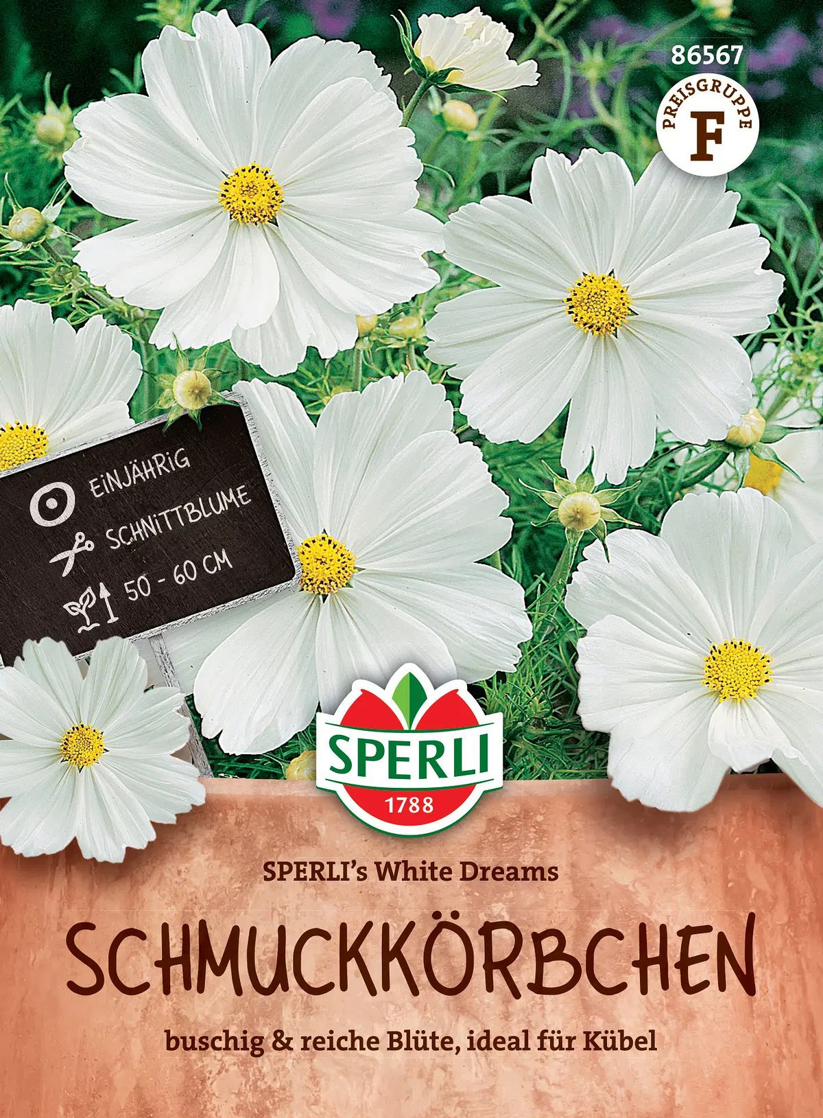 Schmuckkörbchen Sperli S White Dreams - Blumensamen