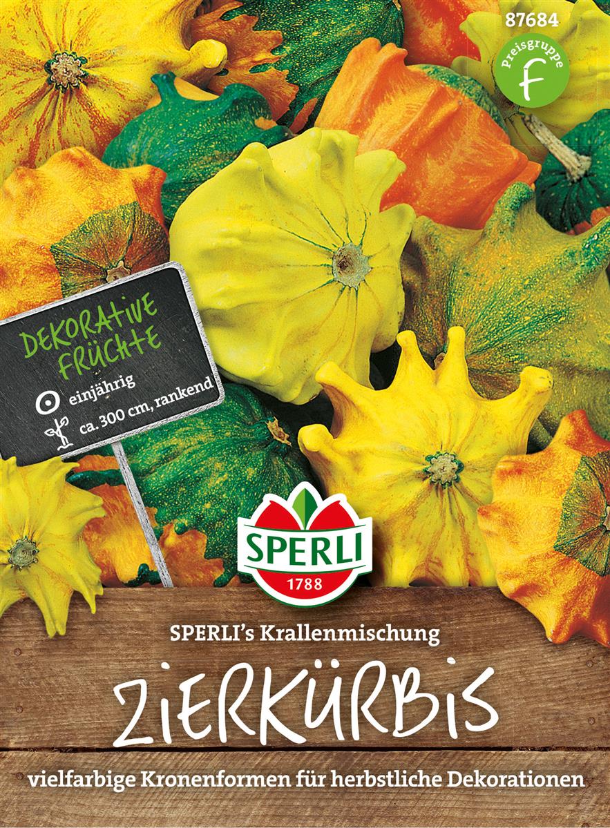 Sperli Zierkürbisse Krallenmischung - Blumensamen