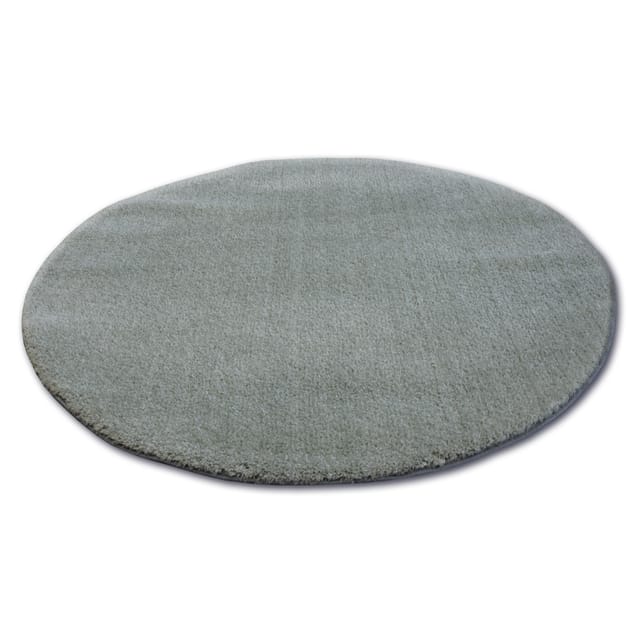 Teppich Kreis SHAGGY MICRO grün green rund 80 cm