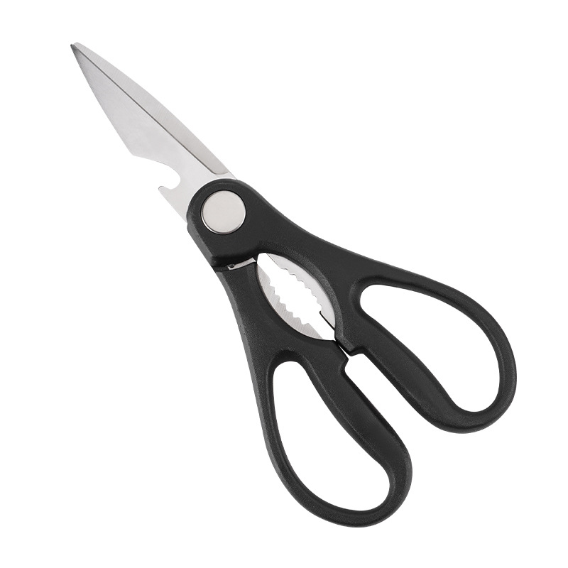 Mehrzweck-küchenschere Aus Edelstahl, 20 Cm, Schwarz