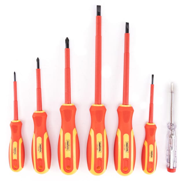 Primaster - TrendLine Schraubendreher-Set 7-teilig vde Schraubenzieher Kreuz Schlitz