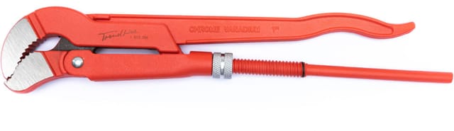 Trendline - Eckrohrzange S-Maul Rohrzange 1 Zoll Wasserpumpenzange Zange