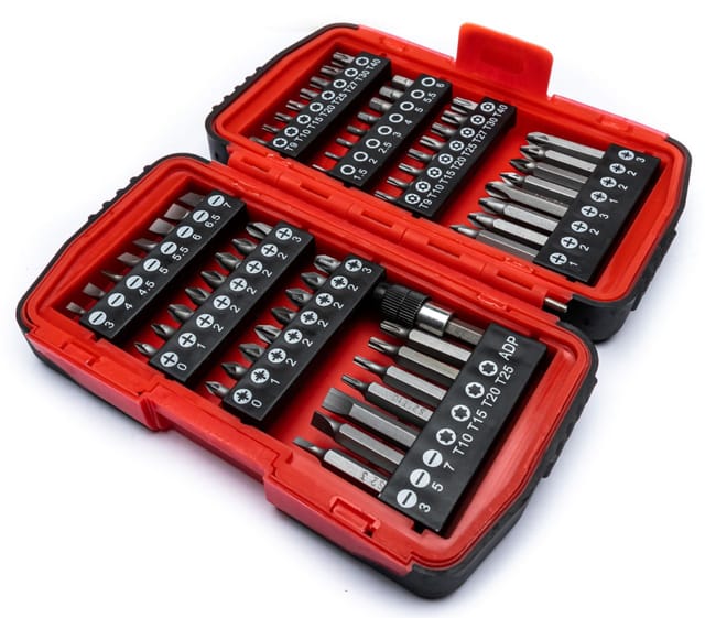 Bit-Set 64 tlg inkl Adapter Bitsatz Bits Bitsortiment Bit Satz - Trendline