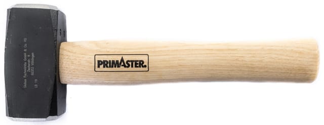 Primaster - Fäustel 1000 g Holzstiel Fäustelhammer Metallkopf Hammer