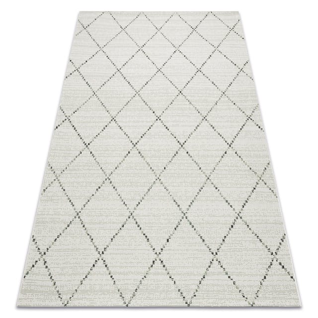 Teppich color 19436/062 sisal Diamanten Quadrate Beige beige 160x230 cm