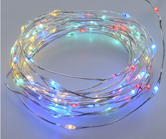LED Solar-Drahtlichterkette RGB Lichterkette