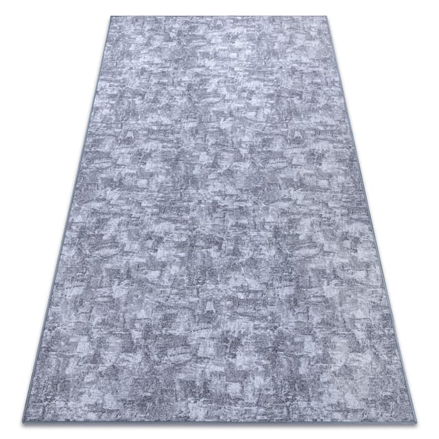 Rugsx - Teppich Teppichboden solid grau 90 beton grey 150x300 cm