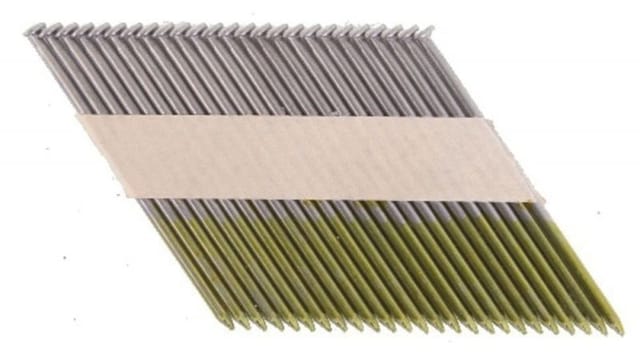 Glatte Nägel in geklebtem Streifen 34° 3,1 x 83 mm für Nagler – Makita 3000 Spitzen – F-30643