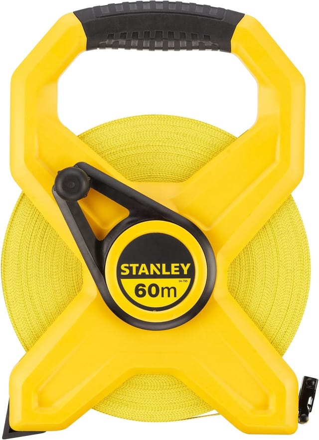 Stanley - Bandmaß Fiberglas 60 m / 12,7 mm