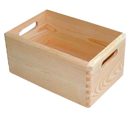 Stapelbox Holz Gr. s 30 x 20 x 13,5 cm Holzbox Aufbewahrungsbox Box