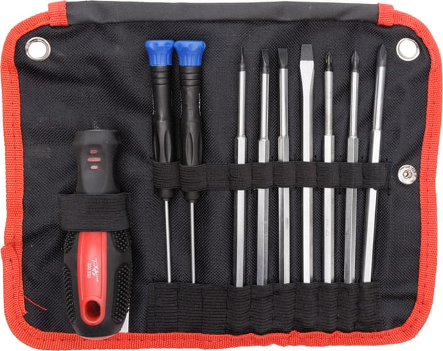 Primaster - TrendLine Schraubendreher-Set 11- teilig Bits, Werkzeugtasche
