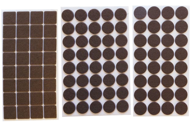 Filzgleiter-Set 104 teilig Möbelgleiter Stuhlgleiter Selbstklebend - Trendline