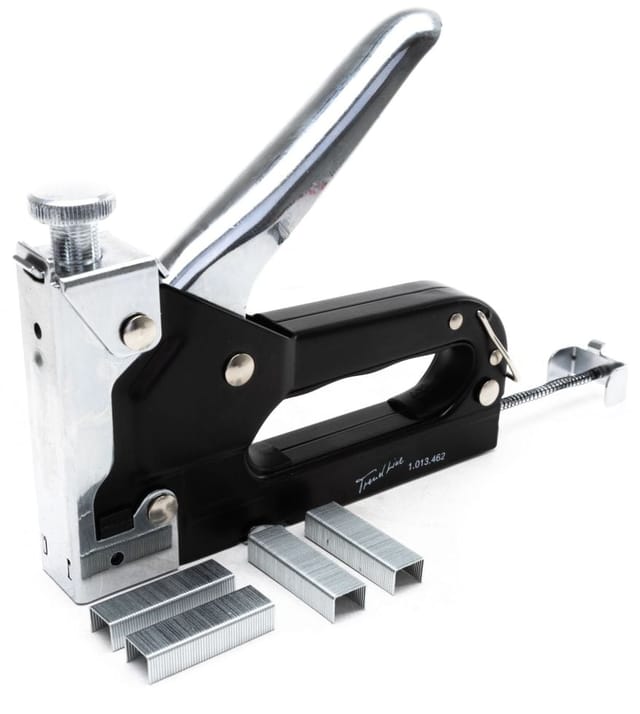 TrendLine Tacker Heftgerät Klammergerät Hefter Handtacker Tacker Set