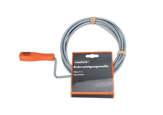 Trendline - Primaster Rohrreinigungswelle 3 m Kralle Rohrreinigungsspirale Rohrspirale