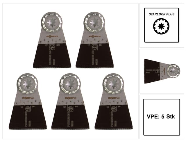 Fein - 5x E-Cut Precision Sägeblatt StarlockPlus 65 mm - 63502127230