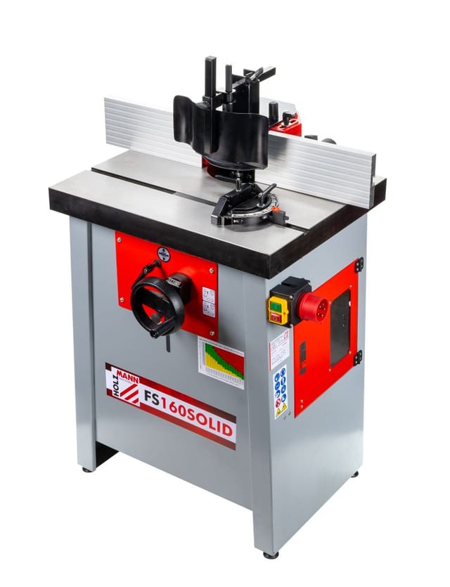Fräsmaschine FS160SOLID400V verwindungsfreiem Graugusstisch Fräsmaschine - Holzmann