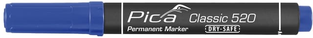 Permanentmarker 1-4mm, Rund spitze, blau / sb - Pica