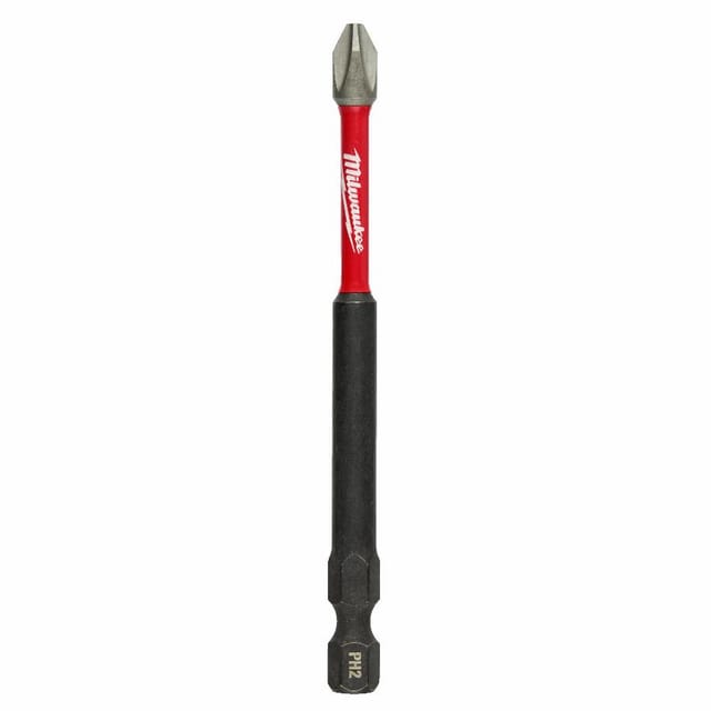 Schraubendreher Bit Milwaukee S2 Stahl 90 Millimeter Metallic