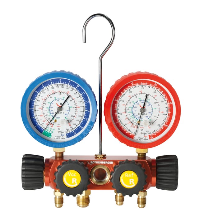 Rothenberger - Analoge Monteurhilfe 4-Wege R410A-R32 - 1000001427
