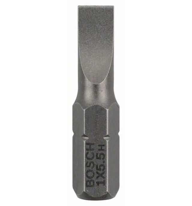 3x Schrauberbit Extra-Hart, s 1,0 x 5,5, 25 mm - 2607001464 - Bosch