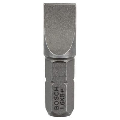 Bosch 3x Schrauberbit Extra-Hart, S 1,6 x 8,0, 25 mm - 2607001471