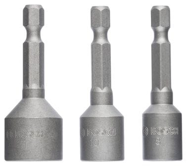 Accessories 2608551078 Steckschlüsseleinsatz 8 mm, 10 mm, 13 mm 50 mm 1 Set - Bosch