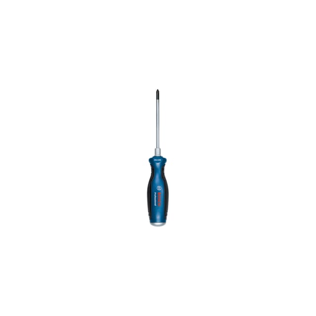 Bosch Professional - PH1 x 100 mm Schraubendreher Stahlklinge, Stahlkappe, Ausführung: 1600A01TG2, ph 1 x 100 mm
