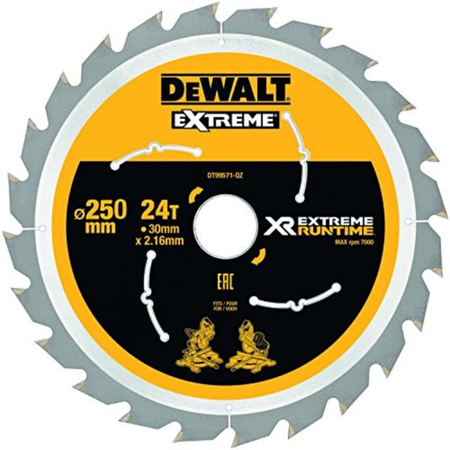 Banyo - DeWALT Zubehör - Sägeblatt Holz, 250x30 mm, 24 Zähne DT99571