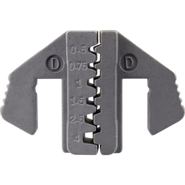 PLE-0D Crimp-Einsätze Aderendhülsen Quetschbereich: 0.5 bis 4 mm² Passend für Marke (Zange - Toolcraft