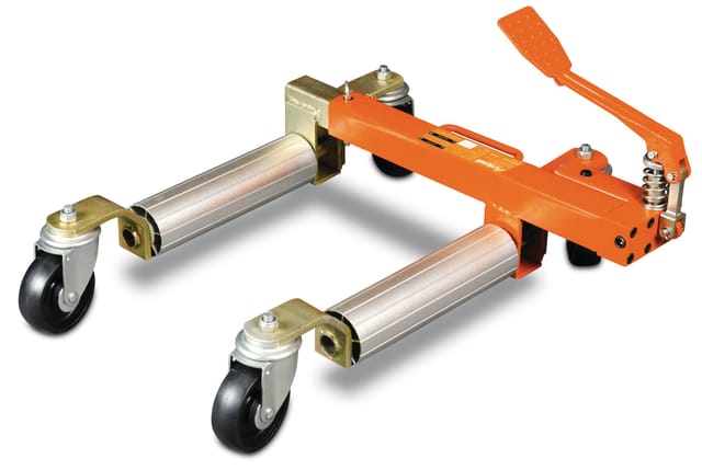 Unicraft - Rangierhilfe pv 681 Tragkraft 680 kg mit Fußpedal mit Lenkrollen