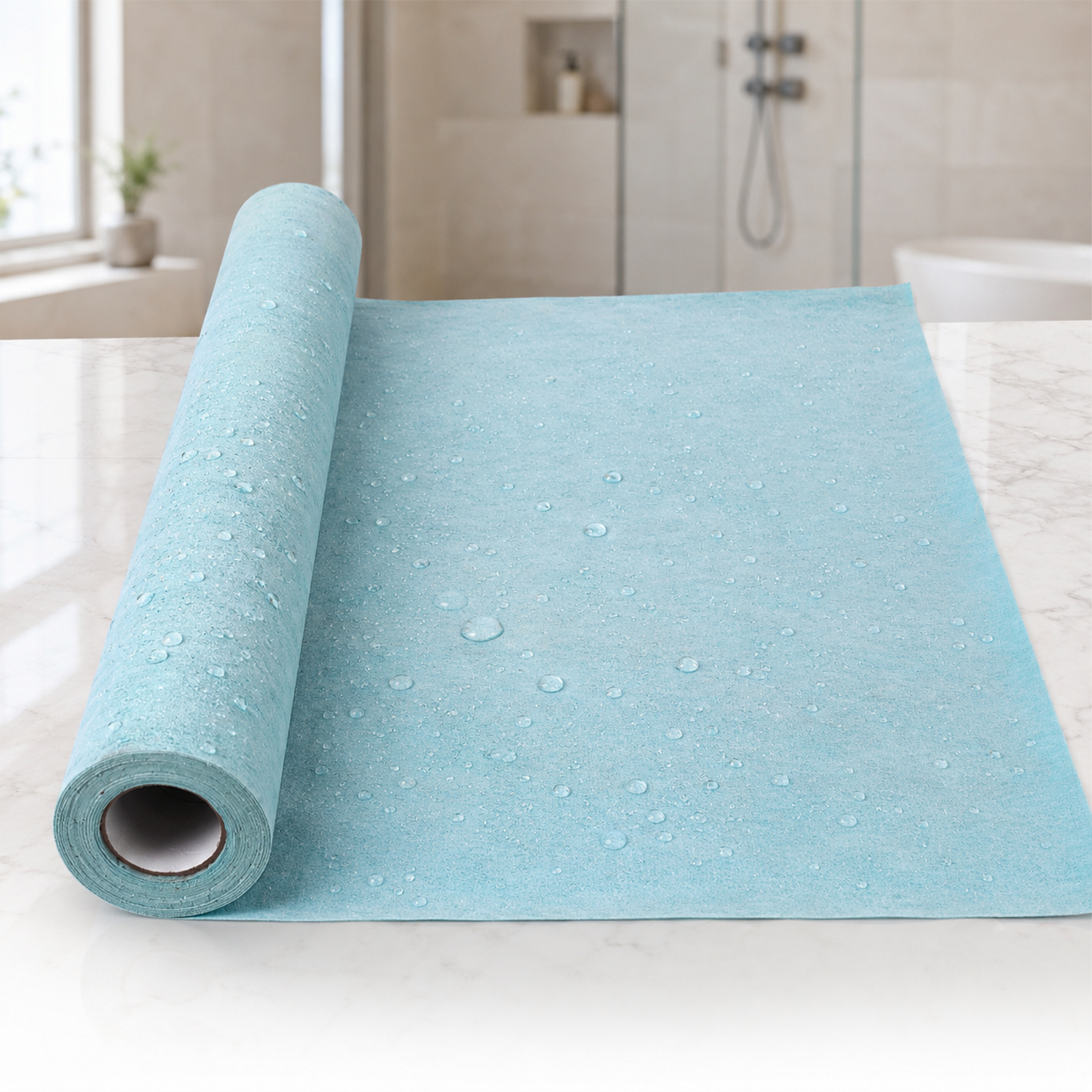 Tolletour Dichtbahn Wasserstrahlvlies Abdichtbahn Entkopplungsmatte Innen Außen Dusche Bad Balkone 1x30m