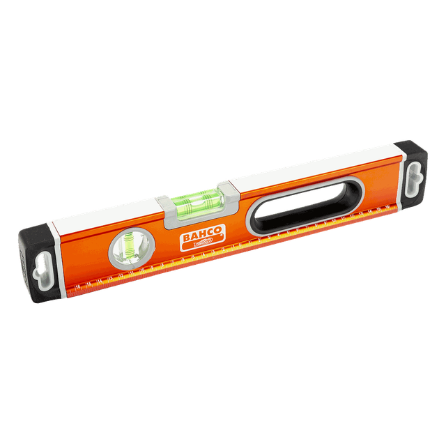 Bahco - Wasserwaage aus eloxiertem Aluminium mit breit geformtem Profil, magnetisch 1200 mm