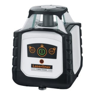 Laserliner - Cubus Green 110 Rotationslaser inkl. Laserempfänger, selbstnivellierend Reichweite (max.